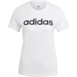 T-shirts adidas Essentials blancs Taille M pour femme en promo 
