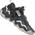 Chaussures de basketball  adidas noires en caoutchouc Pointure 48 pour homme 