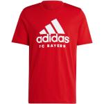 adidas FC Bayern München DNA logo t-shirt rouge