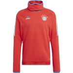 Sweats adidas rouges en polyester Bayern Munich à manches longues à col roulé pour homme 