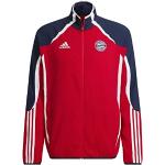 Vestes zippées adidas Bayern Munich rouges Bayern Munich à col montant Taille XL look fashion pour homme 