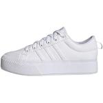 Baskets à lacets adidas Bravada blanches en toile à lacets Pointure 38 look casual pour femme en promo 