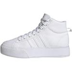 Baskets à lacets adidas Bravada blanches en toile à lacets Pointure 38,5 look casual pour femme en promo 