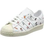 Baskets basses adidas Superstar 80s blanches Pointure 38,5 look casual pour femme 