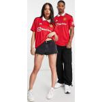 Maillots de Manchester United adidas Performance rouges Manchester United F.C. Taille 3 XL classiques 