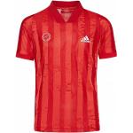 T-shirts adidas rouges en polyester pour garçon de la boutique en ligne Sport-outlet.fr 