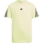 T-shirts à col rond adidas Sportswear verts enfant look sportif 