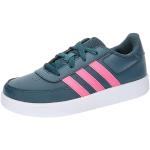 adidas Breaknet Lifestyle Court Lace Shoes Sneakers, Turquoise(Arctic Night/Lucid Pink/FTWR White), 28 EU
