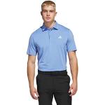 Polos de golf adidas Golf bleus en polyester respirants Taille XL look fashion pour homme 
