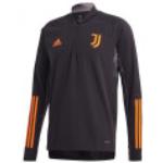 Maillots de football adidas Juventus noirs en fil filet Juventus de Turin Taille XL look fashion 