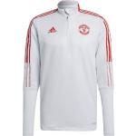 Maillots de Manchester United adidas Manchester gris en polyester Manchester United F.C. Taille XS look fashion 