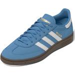 Chaussures de handball adidas bleus clairs en caoutchouc Pointure 46 look fashion pour homme en promo 