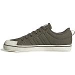 adidas Homme Bravada 2.0 Lifestyle Skateboarding Canvas Shoes Sneakers, Olive strata/Olive strata/Off White, 42 EU