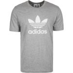 Adidas Hommes T-shirt Trefoil Gris moyen chiné XS