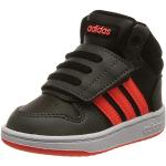 Chaussures de basketball  adidas Hoops rouges en cuir synthétique Pointure 22 look fashion pour enfant 