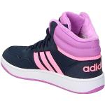 Chaussures de basketball  adidas Hoops lilas en caoutchouc Pointure 38 look fashion pour enfant en promo 