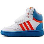 Chaussures de sport adidas Hoops blanches Mickey Mouse Club Mickey Mouse Pointure 19 look fashion pour garçon 