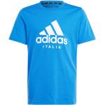 T-shirts à col rond adidas bleus pour fille de la boutique en ligne 11teamsports.fr 