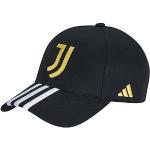 Casquettes de baseball adidas Juventus noires Juventus de Turin look fashion pour homme 