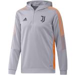 Sweats adidas Juventus gris en polyester Juventus de Turin à manches longues Taille XS look fashion en promo 
