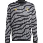 T-shirts adidas Juventus noirs en polyester à manches longues Juventus de Turin à manches longues à col rond Taille S 