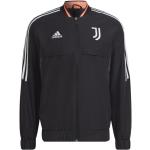 Vestes de survêtement adidas Juventus noires en polyester Juventus de Turin respirantes à manches longues Taille L pour homme en promo 