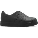 Baskets adidas noires en caoutchouc sans lacets à élastiques Pointure 30,5 avec un talon jusqu'à 3cm pour enfant 