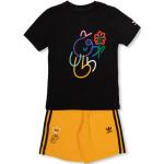 T-shirts à col rond adidas noirs Taille 5 ans look sportif pour garçon de la boutique en ligne Miinto.fr 