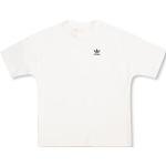 T-shirts à col rond adidas blancs Taille 10 ans pour fille de la boutique en ligne Miinto.fr 