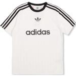T-shirts à rayures adidas blancs à rayures Taille 11 ans pour fille de la boutique en ligne Miinto.fr 