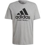 T-shirts col rond adidas Graphic gris foncé respirants à manches courtes à col rond Taille L pour homme en promo 