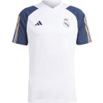 Maillots de sport adidas Tiro 23 blancs en fil filet Real Madrid Taille S look fashion 