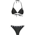 Bikinis triangle adidas noirs Taille M pour femme en promo 