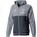 Vestes de sport adidas Manchester grises Manchester United F.C. Taille M pour homme 