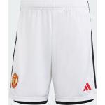 Shorts de football blancs en polyester Manchester United F.C. respirants Taille XS 