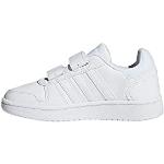 Baskets basses adidas Hoops blanches Pointure 34 look casual pour enfant 