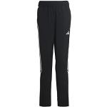Pantalons de sport adidas noirs en polyester look sportif pour garçon en promo de la boutique en ligne Amazon.fr 