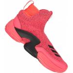 Chaussures de basketball  adidas N3XT L3V3L rouges en caoutchouc légères Pointure 42 pour homme 