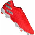 Chaussures de football & crampons adidas Nemeziz 19.1 rouges à rayures à lacets Pointure 28 classiques pour enfant 