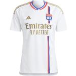 Vêtements adidas Olympique blancs en polyester Olympique Lyonnais Taille M en promo 