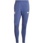 Pantalons adidas Olympique bleus Olympique Lyonnais Taille L en promo 