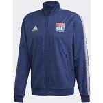 adidas Olympique Lyonnais Anthem Veste Homme, Dark Blue/White, FR : M (Taille Fabricant : M)