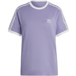 T-shirts adidas Originals violets Taille XS look sportif pour femme 