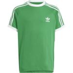 T-shirts à col rond adidas Originals verts look sportif pour fille de la boutique en ligne 11teamsports.fr 