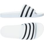 Tongs  adidas Originals blanches en caoutchouc respirantes Pointure 47,5 pour homme en promo 