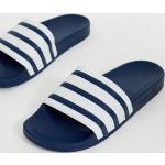 Claquettes de piscine adidas Originals bleu marine à bouts ouverts Pointure 38 pour femme en promo 