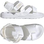 Tongs  adidas Originals blanches en caoutchouc respirantes Pointure 36,5 pour femme en promo 