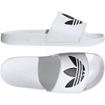 Tongs  adidas Originals blanches en caoutchouc respirantes Pointure 39 pour femme 