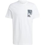 T-shirts col rond adidas Originals blancs à manches courtes à col rond Taille XL pour homme en promo 