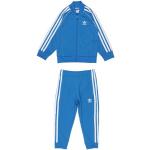 T-shirts à col roulé adidas Originals bleu électrique en polyester enfant look sportif 